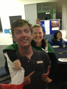 Apparently I have continued to be a fixture at staff functions, I can hardly blame them...