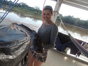 Breakfast: a big Catfish!