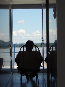 The Capitan, hard at work.