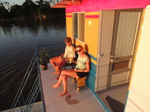 Beers on the captain's deck!